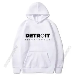 2022 New Fashion Detroit Become Human Cool Hoodies Game Print Spring Mens Sweatshirts Kpop Hoodies Casual Long Sleeve Pullovers