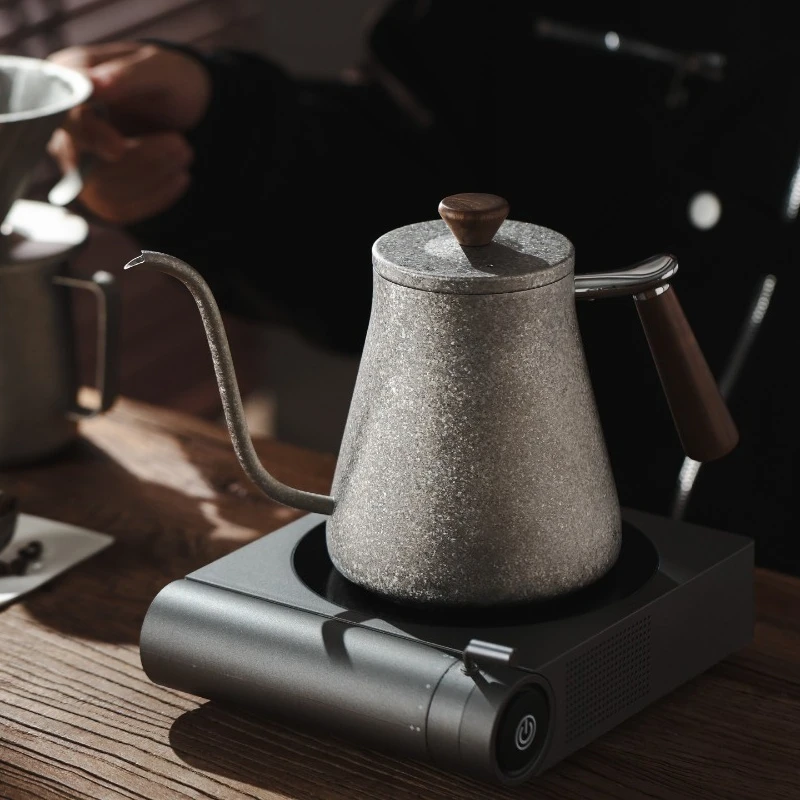 

Pure titanium hand-brewed coffee pot, drip filter household long and thin mouth pot, kettle