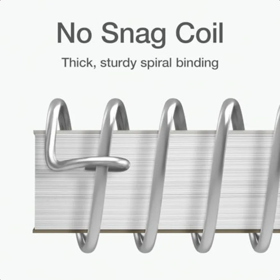 Spiral Notebooks 2 Pack 1 Subject College Ruled Notebooks for School 8 x 10.5 Inches 70 Sheets Assorted Colors Back to School p