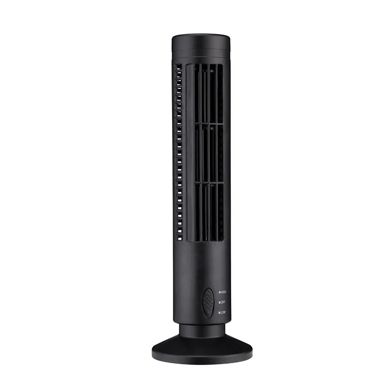 

Upgraded Bladeless Fan USB Tower Fan Tower Fan Vertical Air Conditioning Fan Tower Fan Mini White And Black Simple Appearance