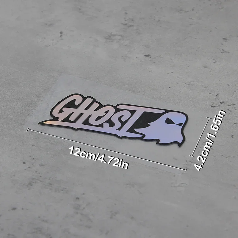 자동차 오토바이용 1PC '고스트' 스티커, 멀티 스타일 디자인 데칼, 자동차 외장 개인화 액세서리