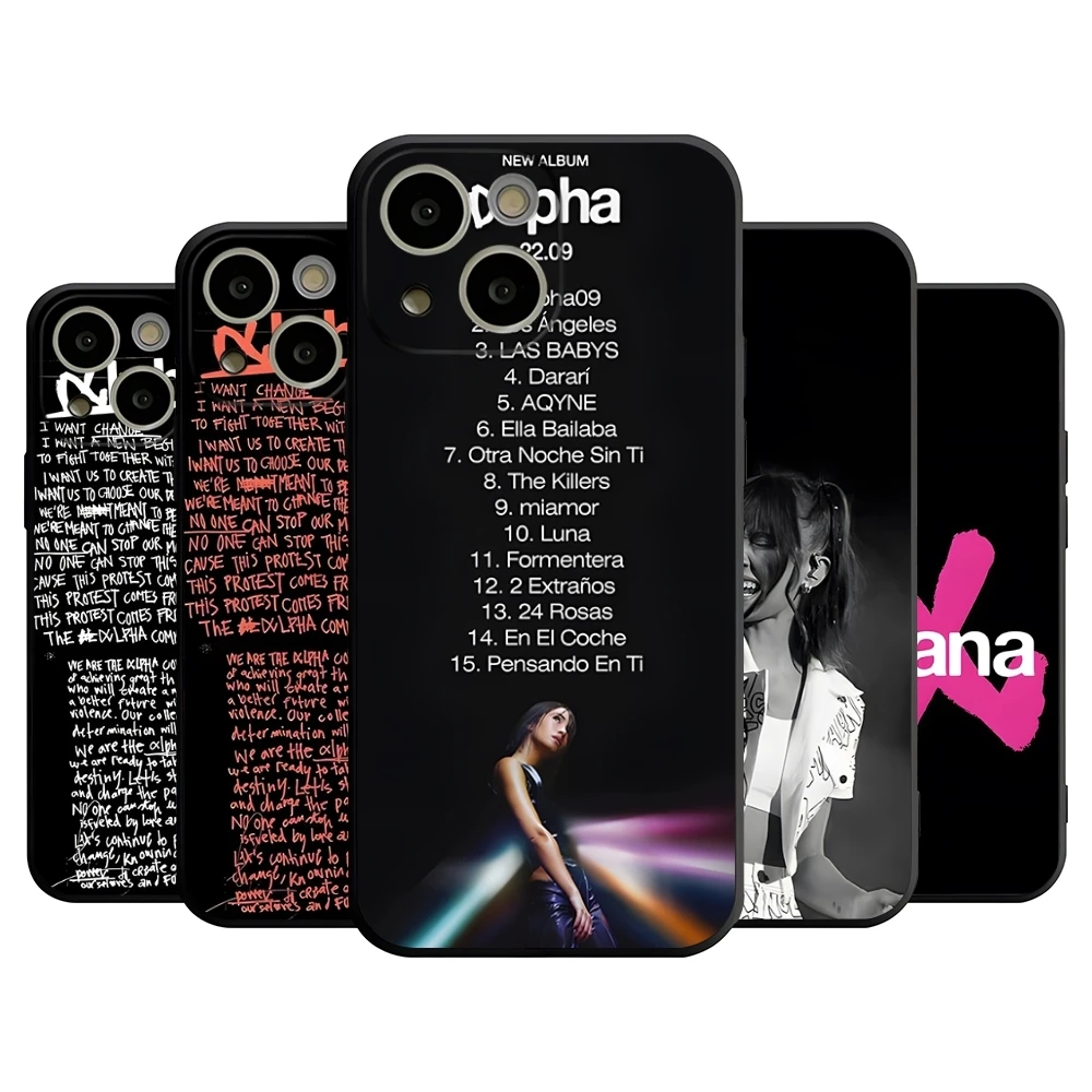 Singer A-Aitana Alpha Phone Case For 14 Pro Max For Apple Iphone 16 15 Po Max 12 Mini 11 13 Pro Xr X Xs 8 7 Plus Back Cover