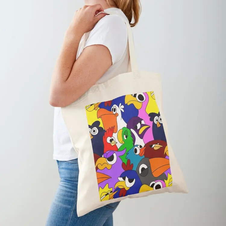

Colorful Flock 2 Tote Bag Shopping bags Large bags for women tote bags men large tote bag