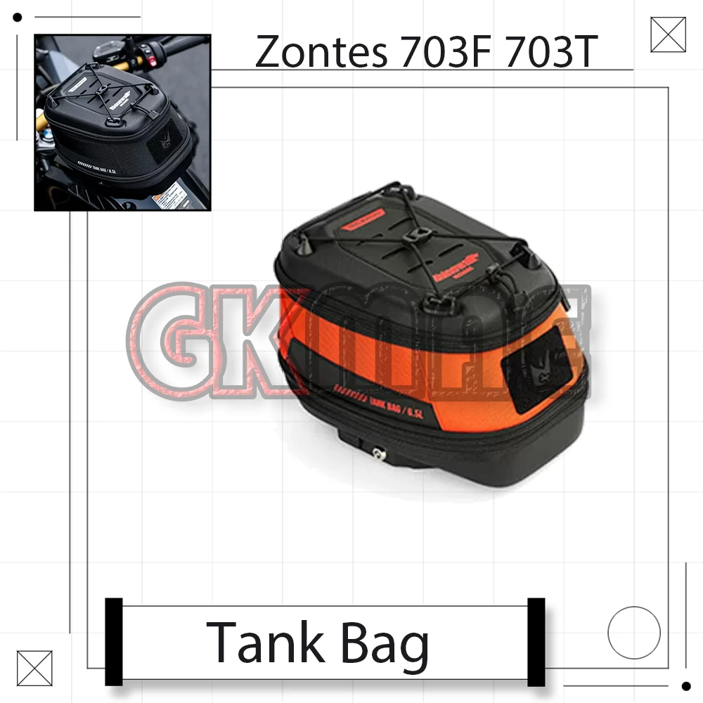 For Zontes ZT 703 F 703 T 703F 703T Motorcycle Magnetic Quick Release Tank Bag Riding Bag Wear-resistant Tool Storage Bag