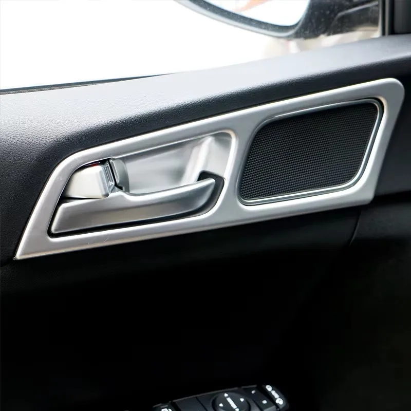 Para KIA Sportage 4 QL 2016 2017 2018 2019 2020 2021 manija de cuenco de puerta Interior de coche cubierta de marco embe