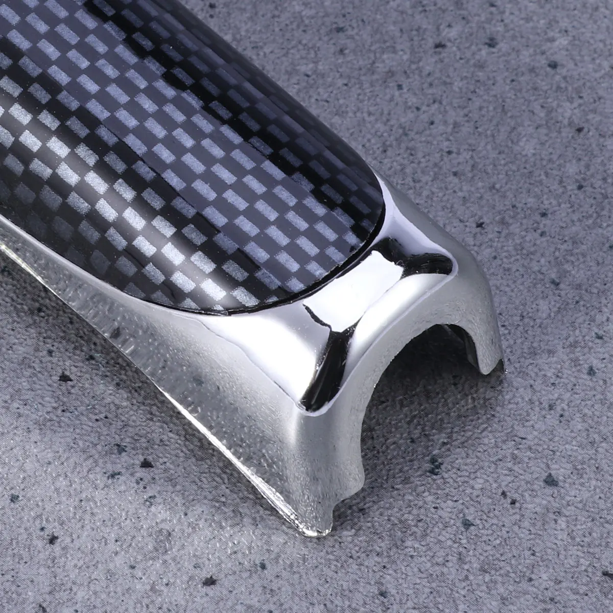 

Carbon Fiber Cover Non Slip Durable ABS Material Car Styling Interior Decorative Auto Supplies Parking Brake