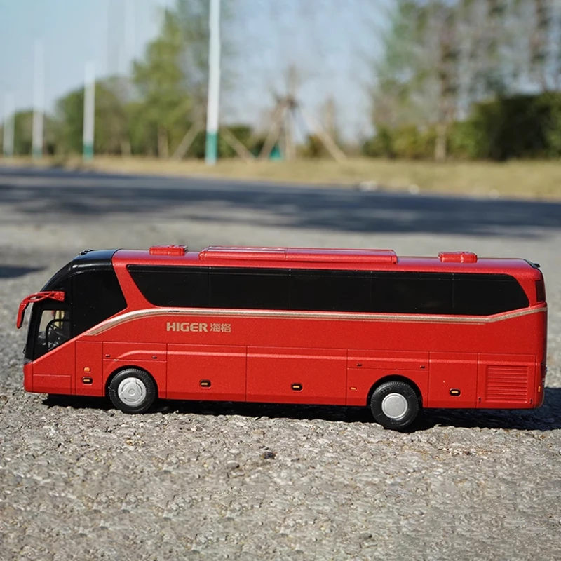 Bus Haige moulé sous pression, échelle 1:42, KLQ6127BAE51, Bus d'autoroute, Simulation en alliage, modèle de Bus, Collection, jouet cadeau, affichage statique, décoration