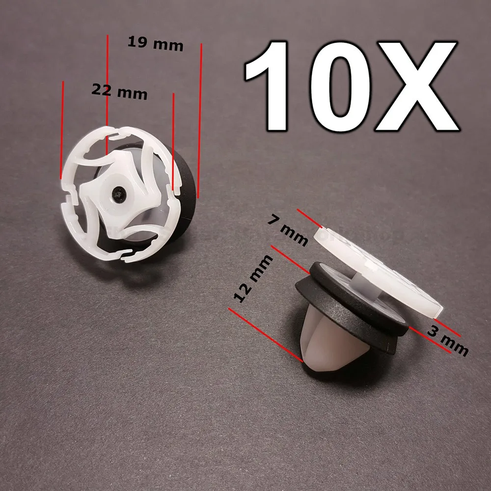 10X For Peugeot 208 308 508 Car Interior Door Trim Panel Card Retainer Clips Padding Mounting 9345ZN Noise Insulation Parts