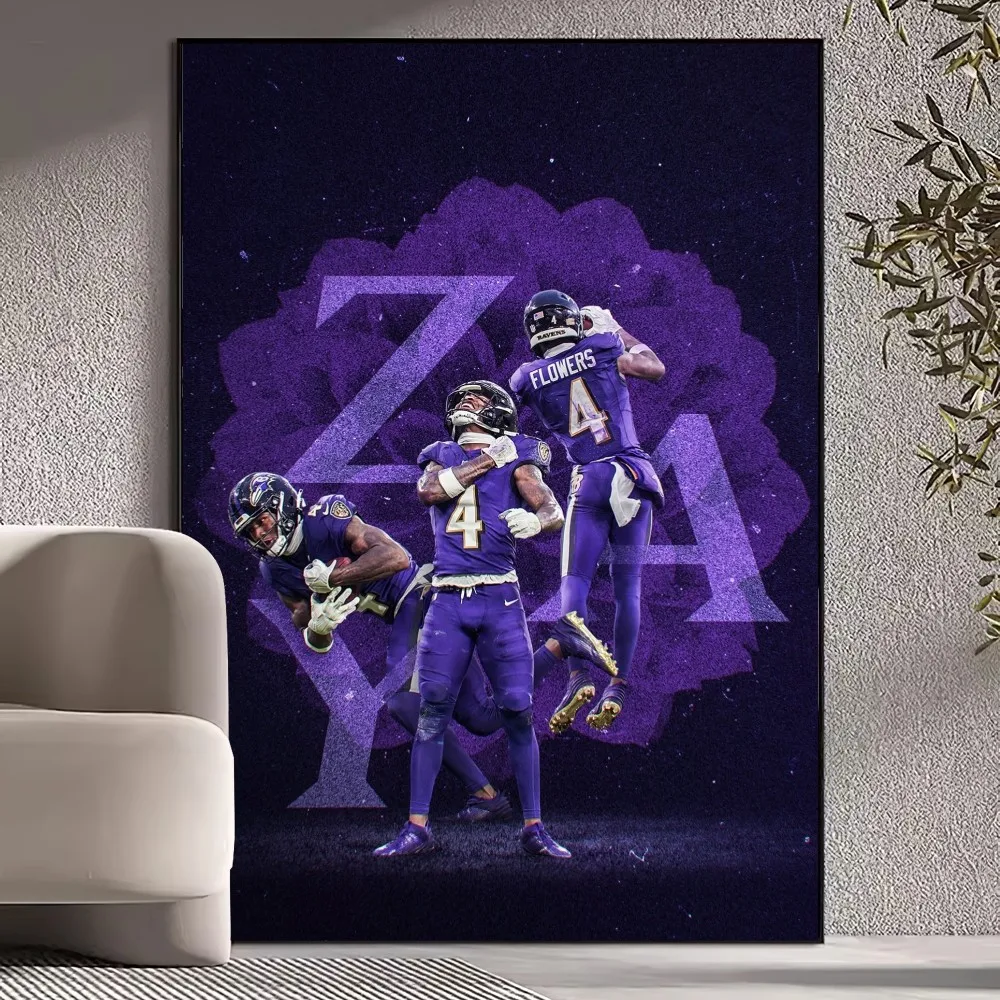 Ore R-Ravens NFLS Poster stampe immagini a parete soggiorno decorazione della casa