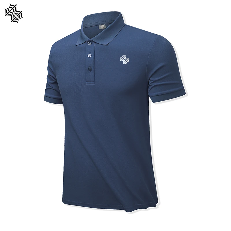 SBWL POLO de manga corta para hombre, Camiseta deportiva ecuestre de golf al aire libre, 7 colores, moda de ocio de negocios, alta calidad