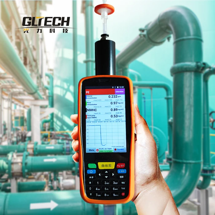 GLTech industrial lp fire security ac ph3 portable town gas leakage detector