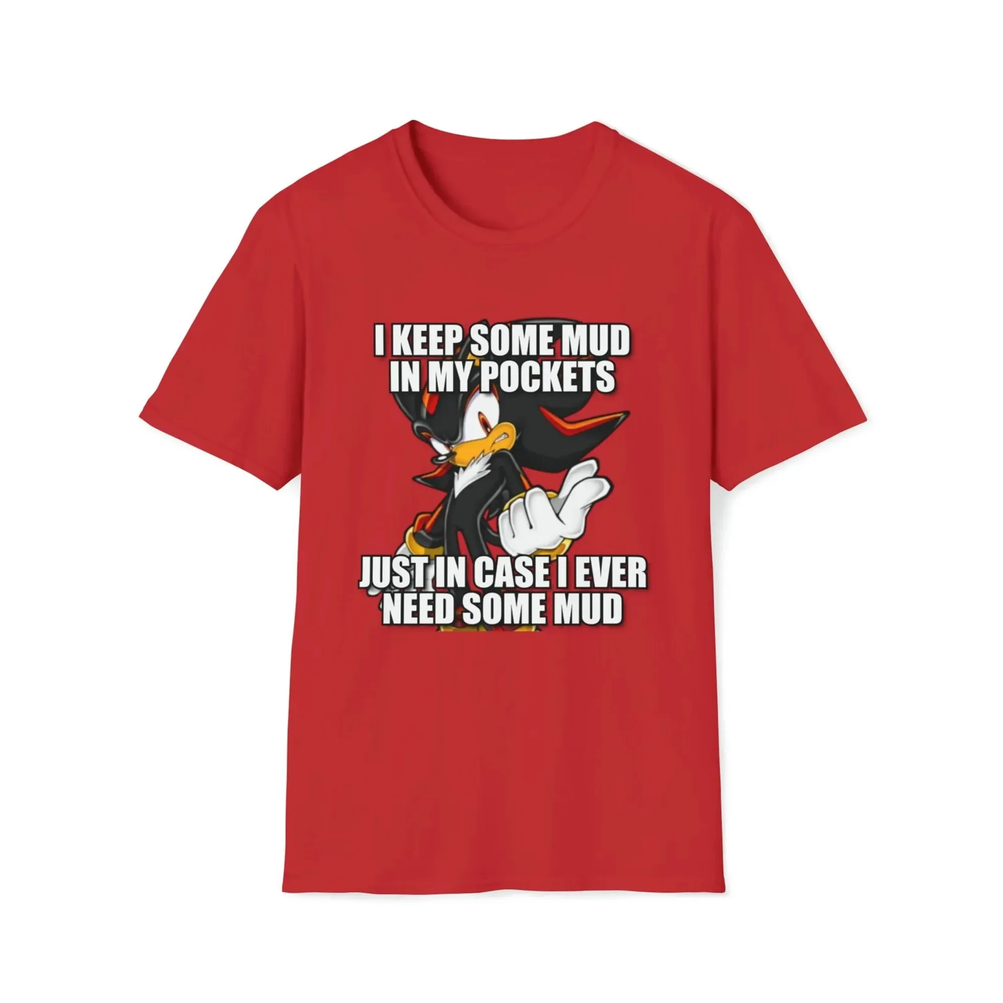 I Keep Some Mud Shadow the Hedgehog Funny Meme T Shirt long or short sleeves