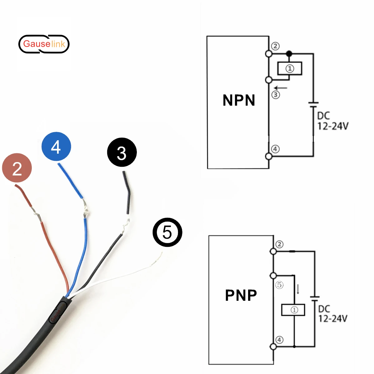 Etiketten-Lichtschrankensensor NPN PNP PUD-050NP NO NC Selbstklebender Etikettenstreifen Mengenzählererkennung Identifizieren Sie den Rückstoßring – Detail 9
