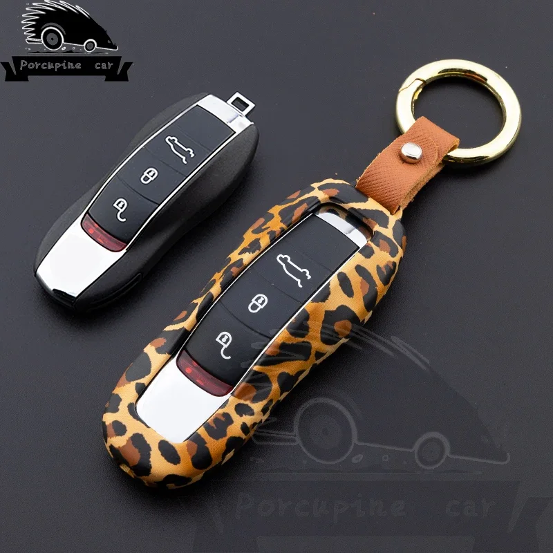 Zinc alloy Cover Fob Key Case Remote Key Shell Shell Replace fit  Porsche Boxster Cayman 911 Cayenne Panamera Macan