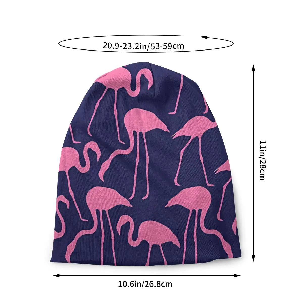 Pink Navy Flamingo Bonnet Homme Outdoor Thin Skullies Beanies Caps For Men Women Novelty Hats