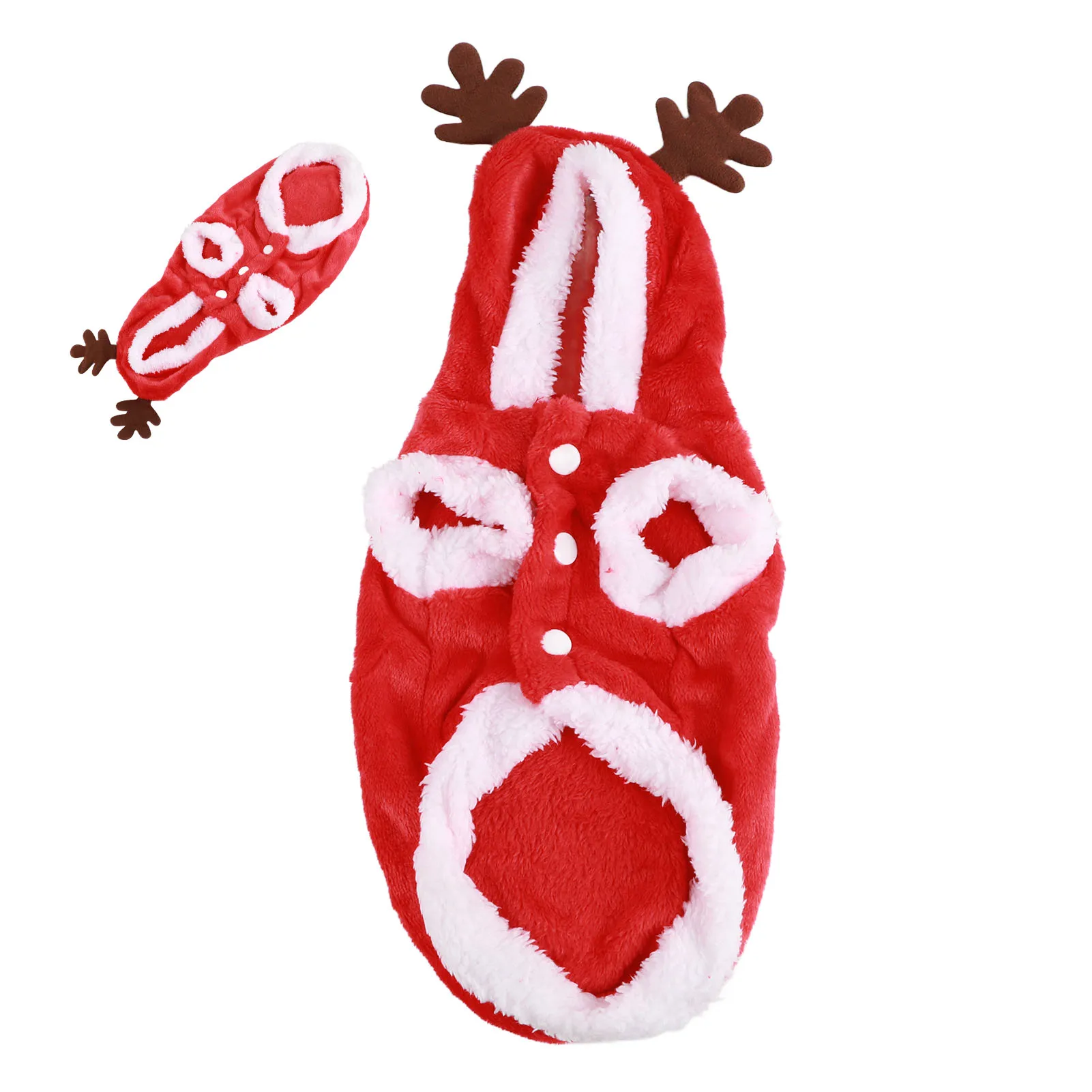 Christmas Pet Hoodie Coat 4