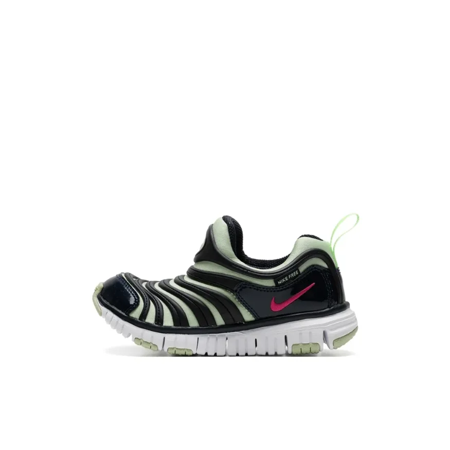 Nike Black Green Colorway Dynamo Free Slip Resistant Comfortable Versatile Wearable Low Top Casual Shoes