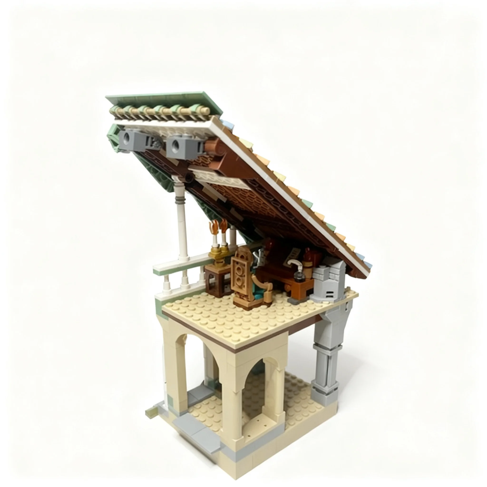 559pcs MOC Rivendell Extension The Hobbit Lord The Rings The Rings Model Building Blocks Christmas Gift Craft Assemble DIY Idea