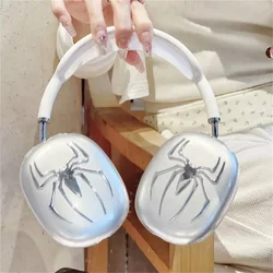 For Apple Airpods Max Earphone Case Clear Soft Silicone Cute 3D Cartoon Animal Protective Case Bluetoothn Headphone Accessories