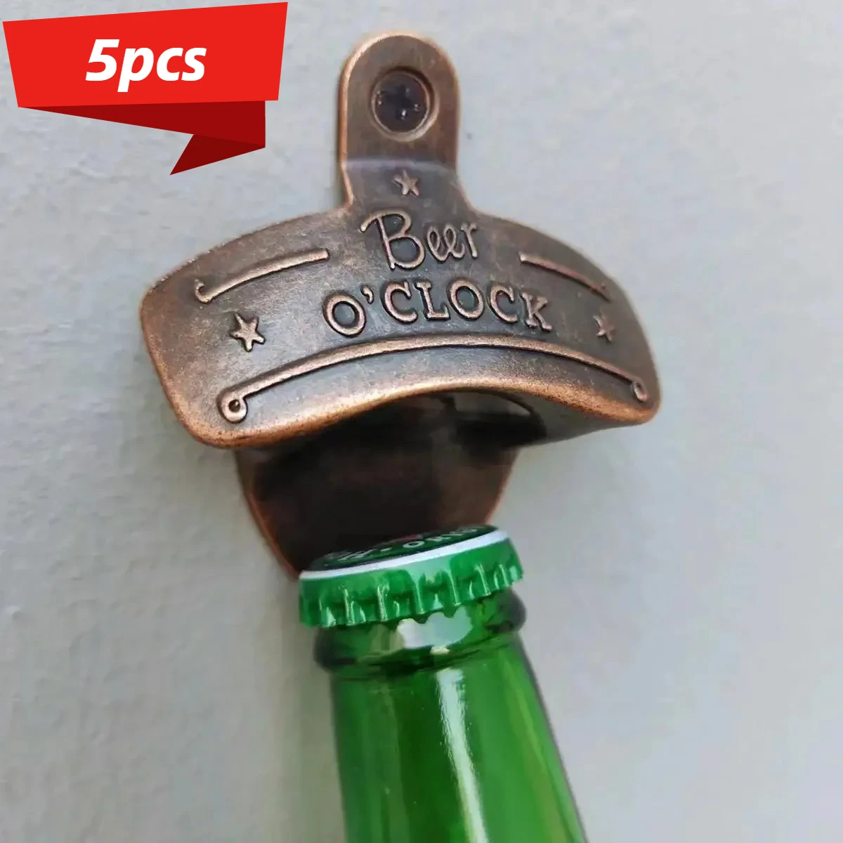 5pcs “Beer O' Clock 