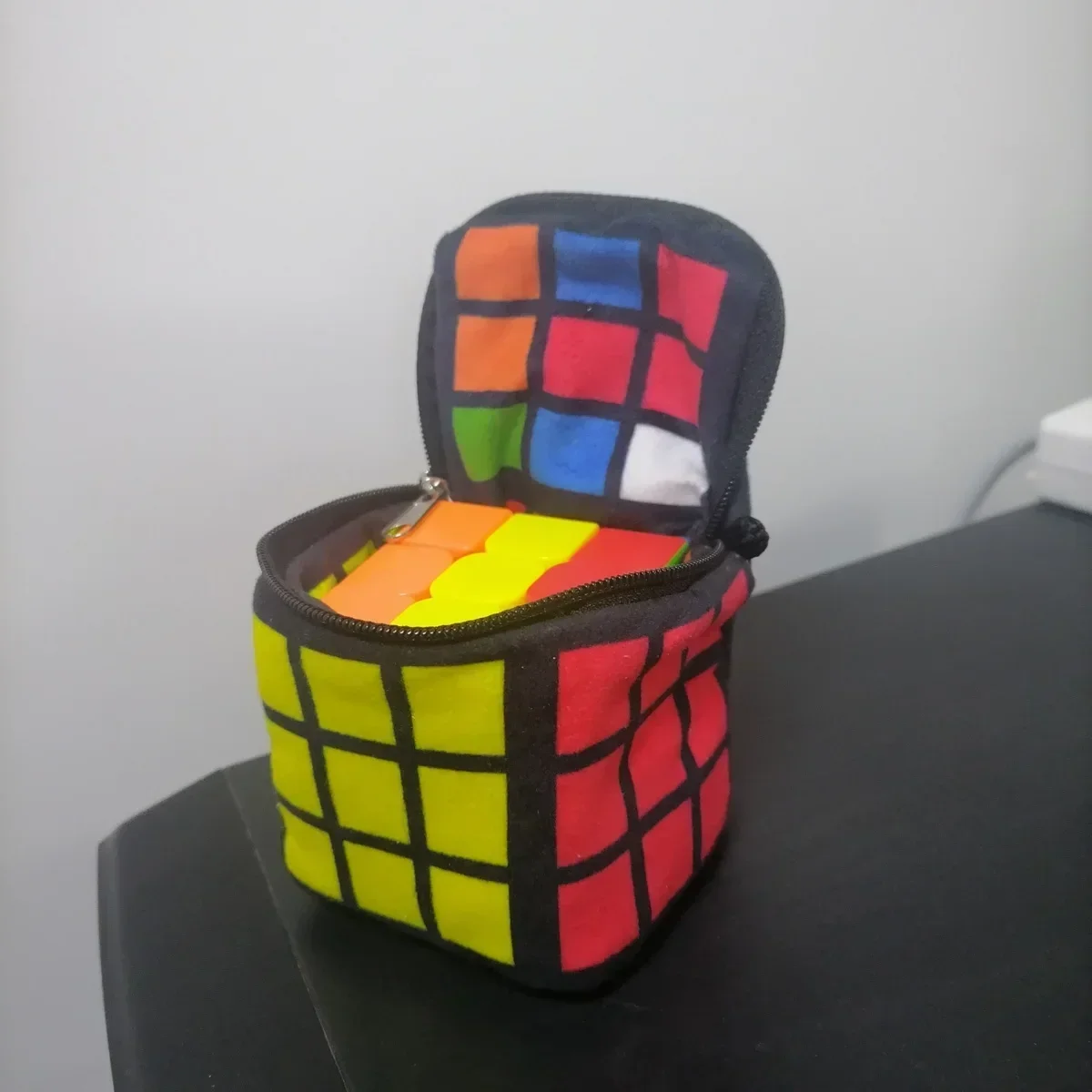 Magic Cube Bag for Cube Accessories Twisty Puzzles Bags Double-Sided Portable Purses Pendants Intelligence Toy Gifts
