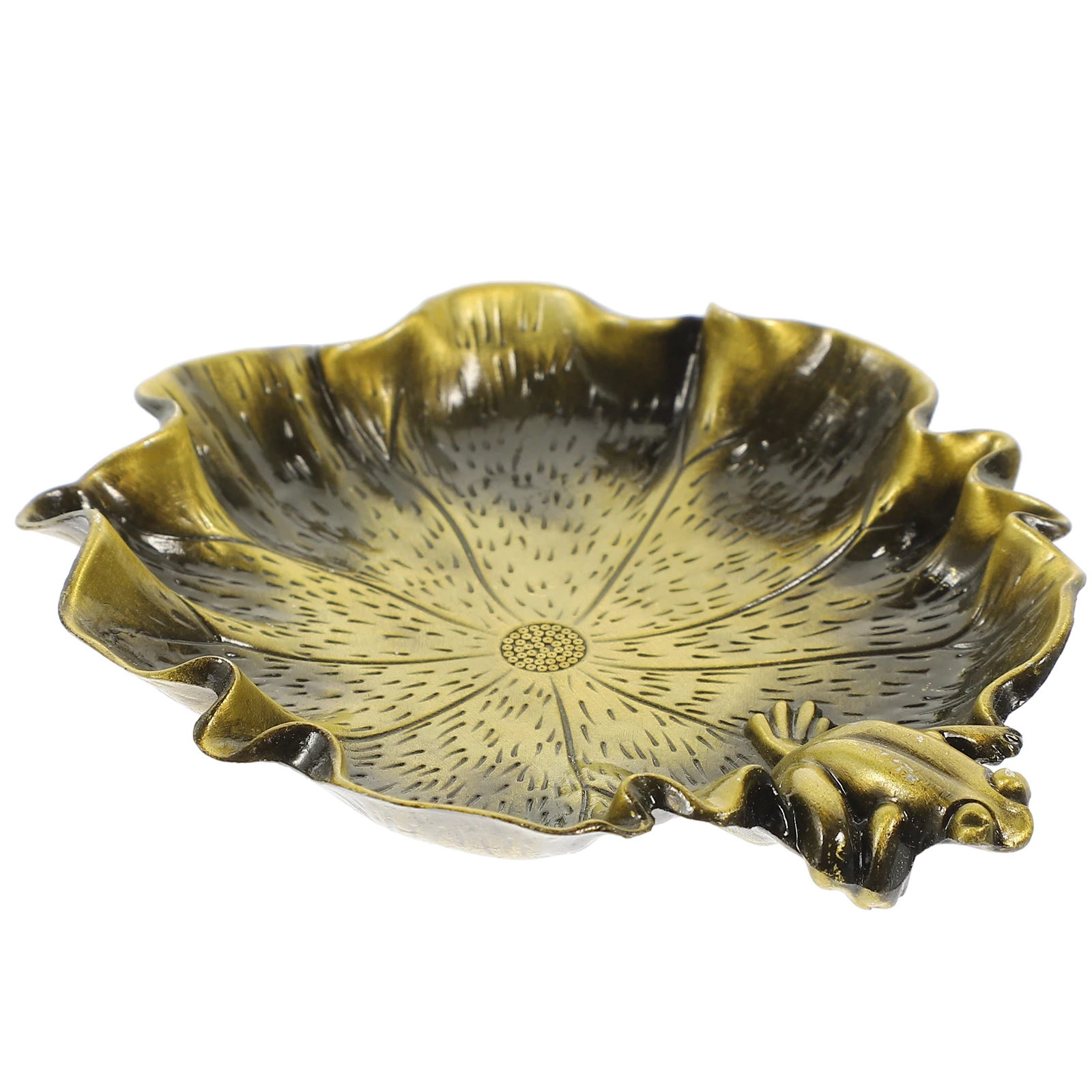 

Frog Metal Pen Wash Decorative Ink Dish Retro Style Zinc Alloy Water Dish Holder Calligraphy Painting Tool Chinese Culture