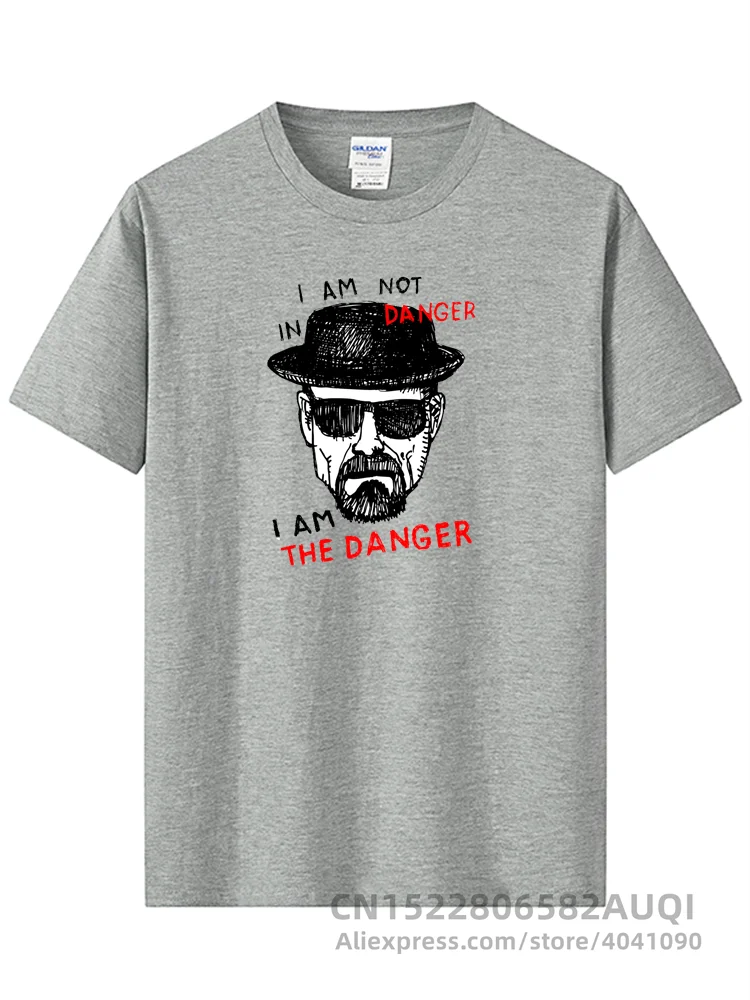 Camiseta de manga corta para hombre, camisa informal con estampado de Heisenberg, 100% algodón