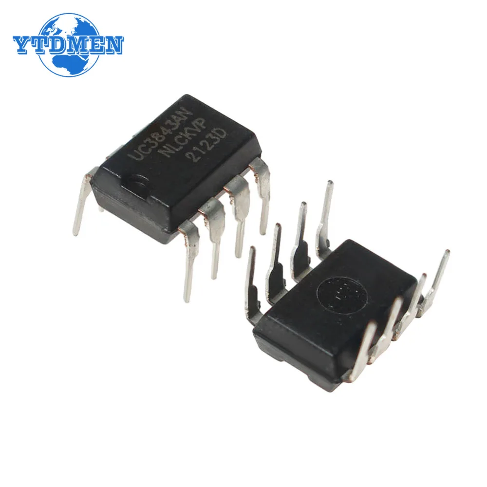 10PCS Integrated Circuits UC3842AN UC3843AN UC3845AN UC3843BD High PWM Current Mode Controller 1A DIP/SOP8 IC Chip Kit