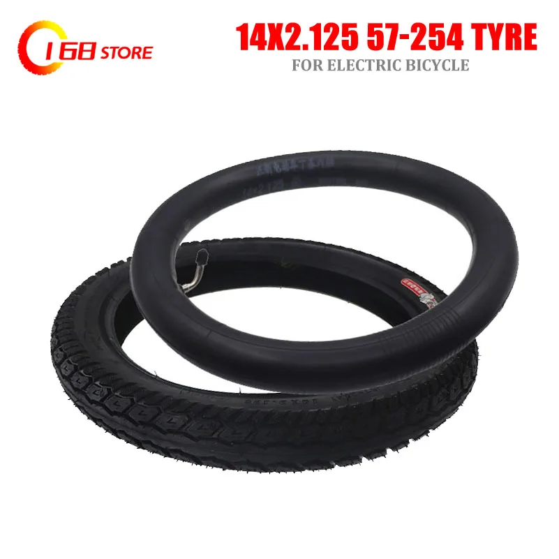 14 Inch Tire  X 2.125 (57-254 )Tyre Inner Tube Fits Many Gas Electric Scooters and E-Bike *2.125