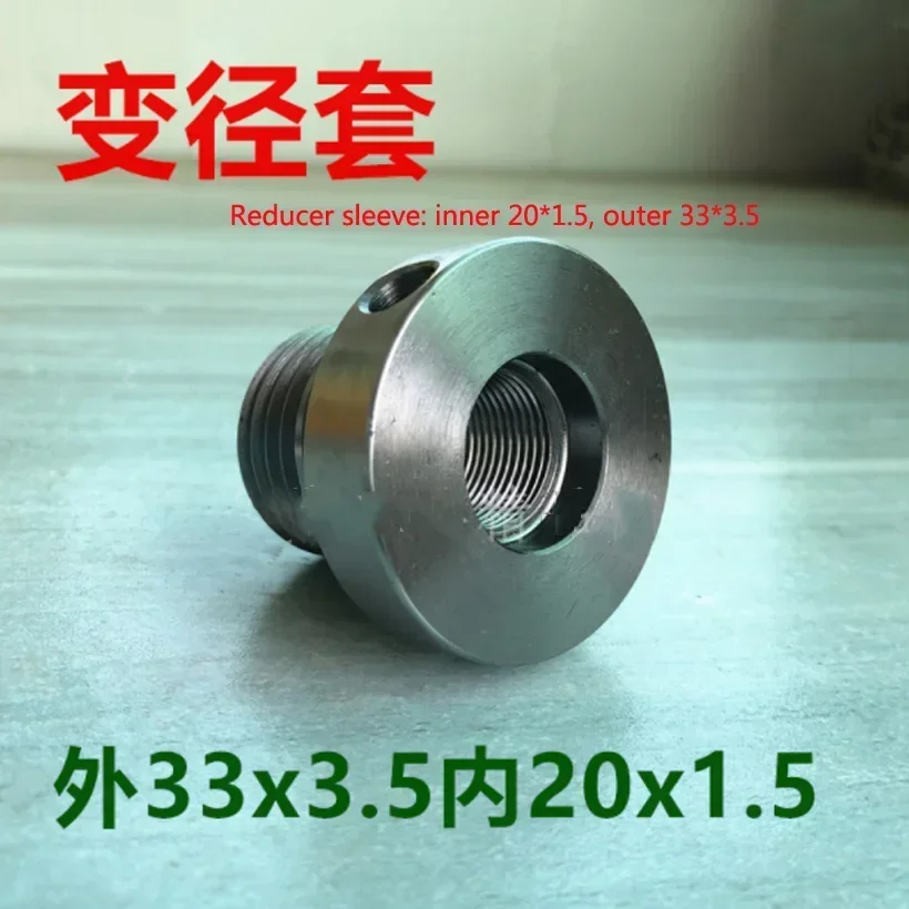 Wood Lathe Chuck Converts Turning Tools Lathe Headstock Spindle Adapter Outside 33x3.5 Inside 20x1.5 Diameter Adapter