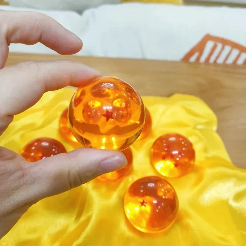 7 piezas Dragon Ball Balls, Dragon Balls 1 a 7 estrellas con caja de regalo, pieza de coleccionista Fr Dragonball Z Gift (diámetro 4.3 cm) | ES