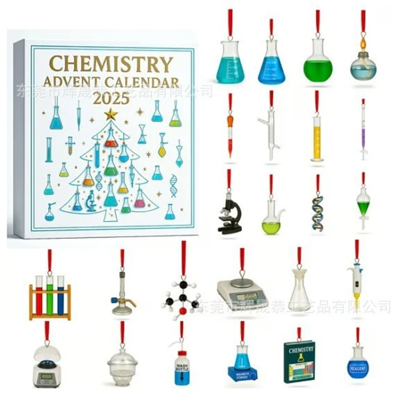 

Chemistry Advent Calendar Science Kit With 24 Experiments For Teens And Adults Home Table Display Holiday Gift Christmas STEM