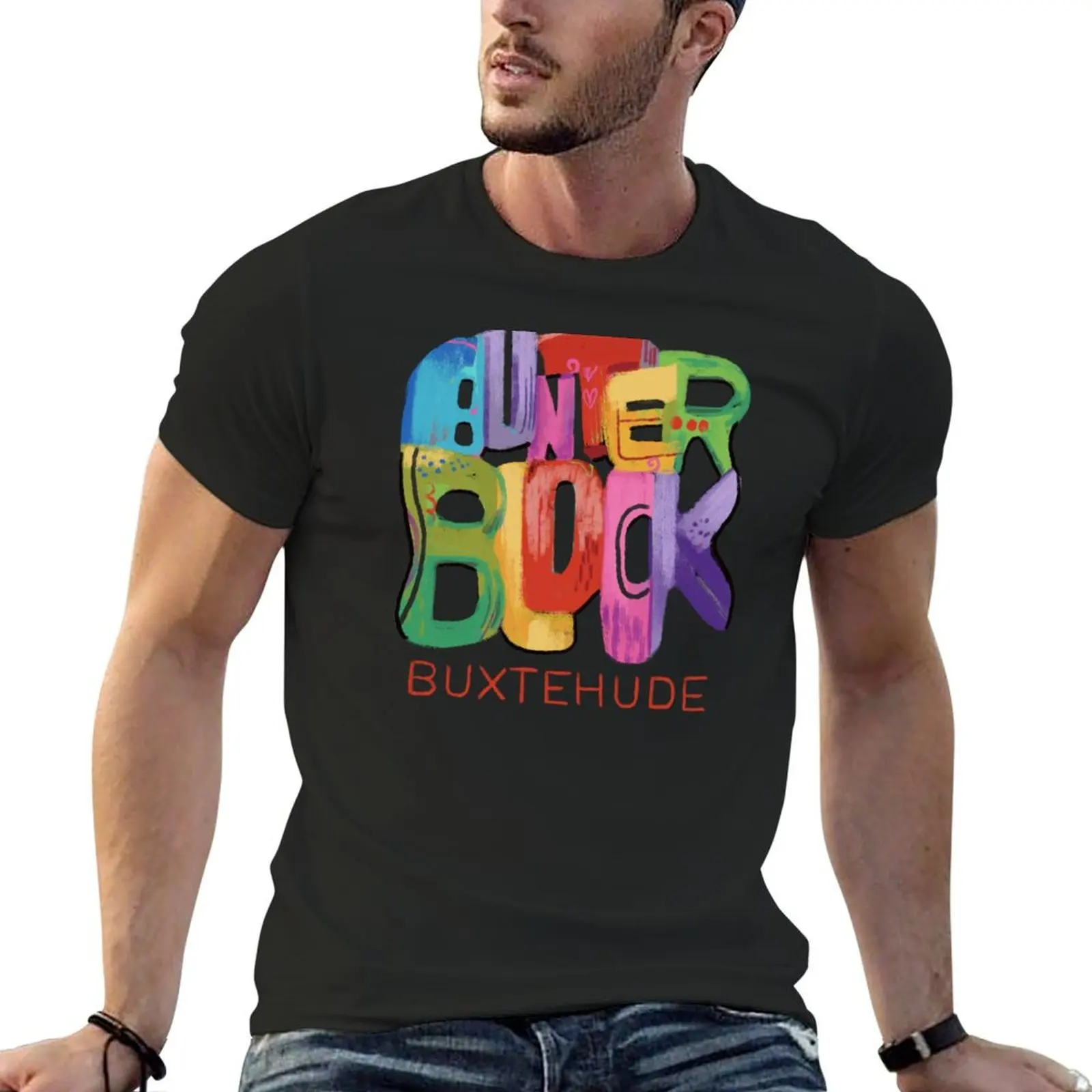 

Show your colors! Colorful block Buxtehude T-Shirt man t shirt vintage anime shirt compression shirt men