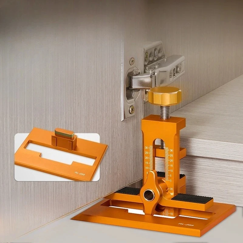 installation aid opening multi-function fast positioning heightening cinet door punching rund device