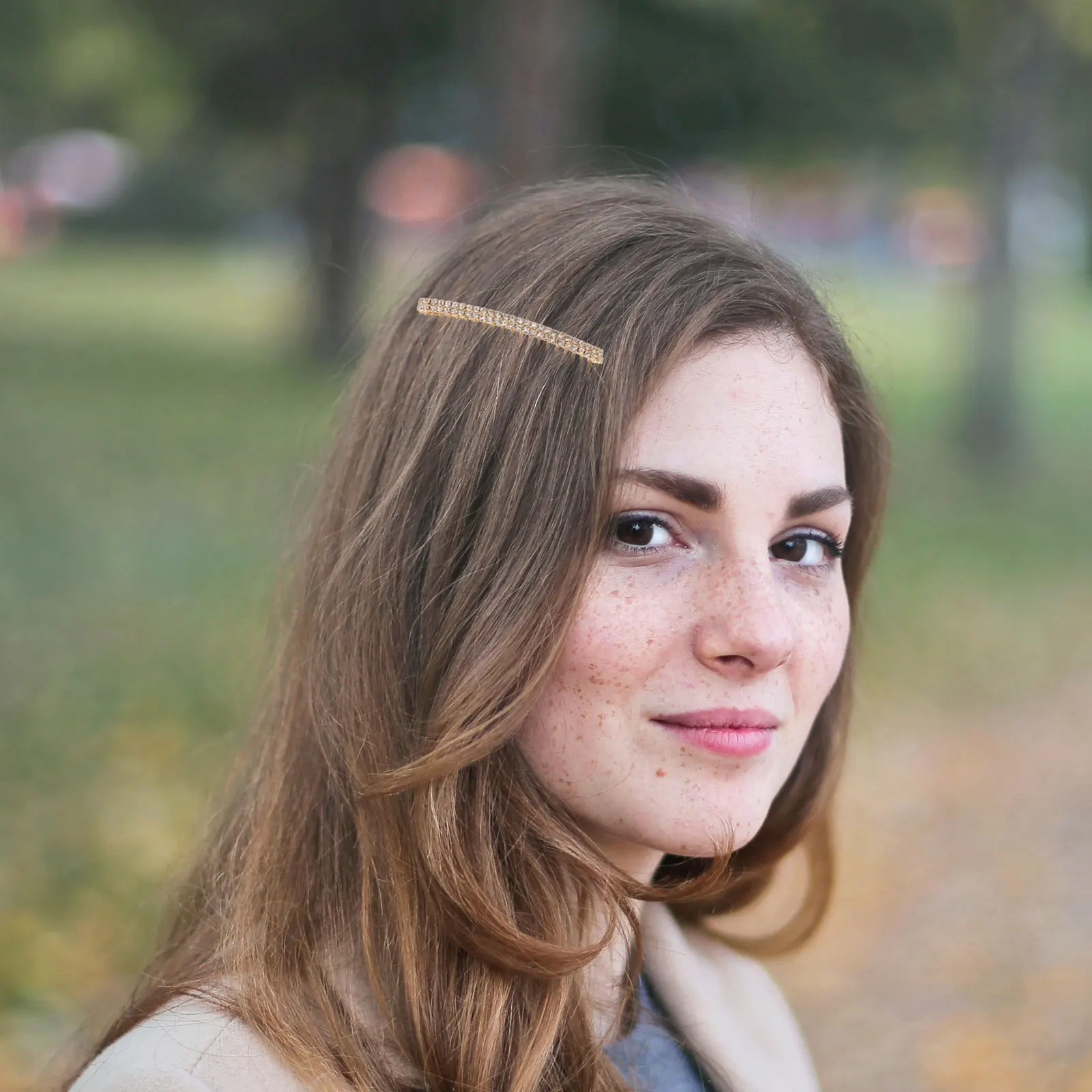 

4Pcs Sunflower Hair Comb Rhinestone Headdress Bang Accessories Creative Headwear Hairstyle Premium Material Long Wear