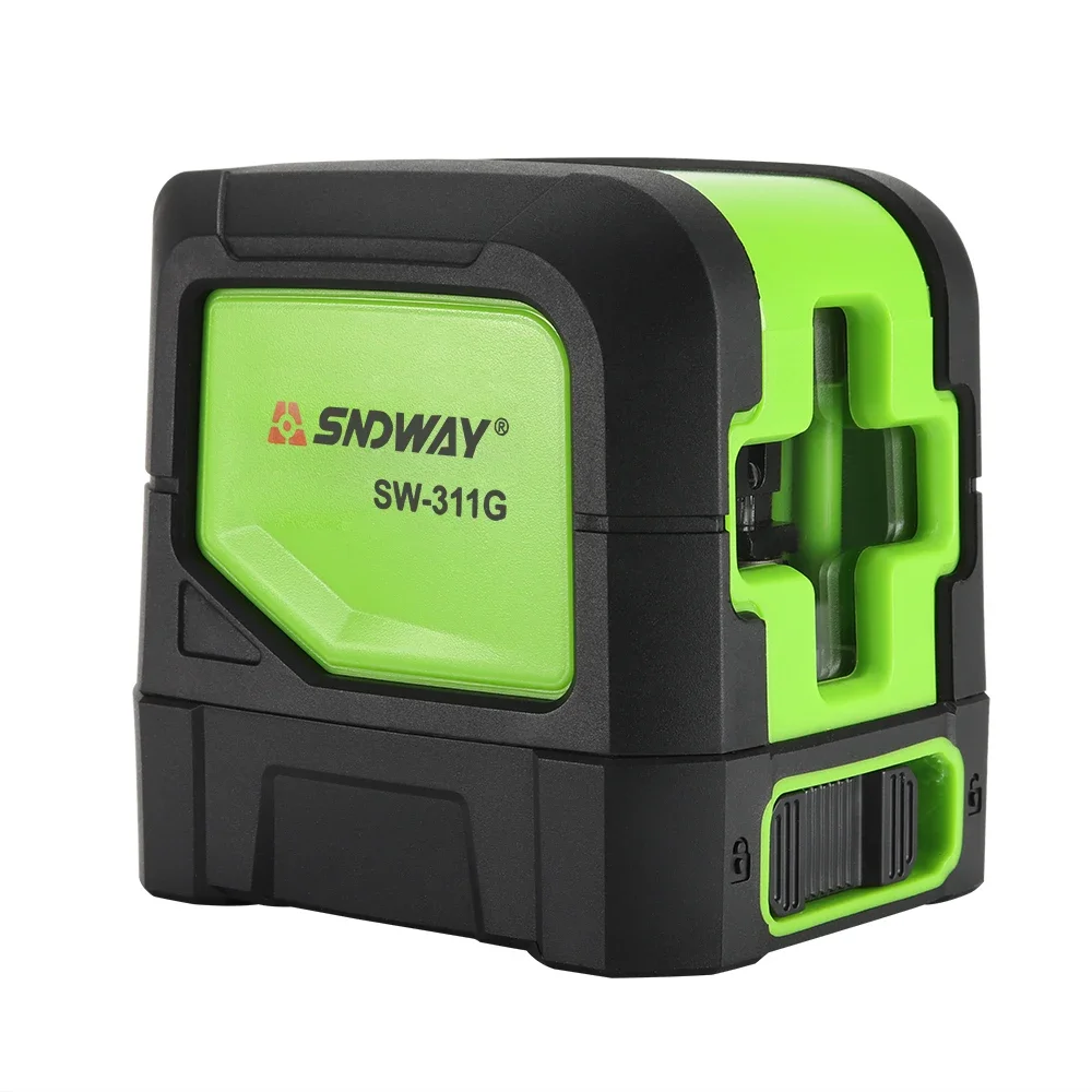 Imagem -02 - Sndway-auto-nivelamento Green Laser Level Laser Leveler Vertical Horizontal Cruz Feixe Vermelho Instrumento de Medição Linhas