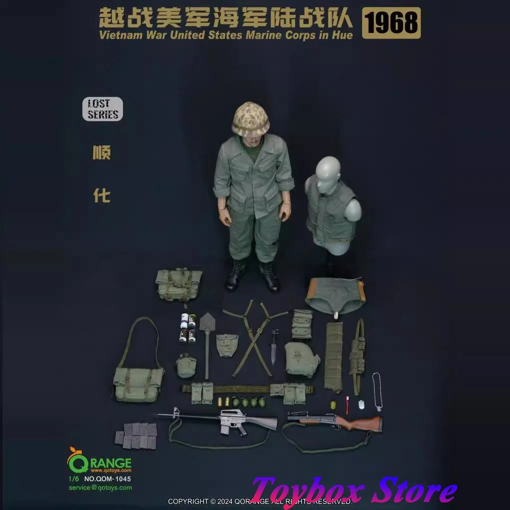 

QORANGE QOTOYS QOM-1045 1/6 Вьетнамская война Корпуса морской пехоты, мужская солдатская одежда, аксессуар для оружия, сумка для 12 дюймов, фигурка Lost Series