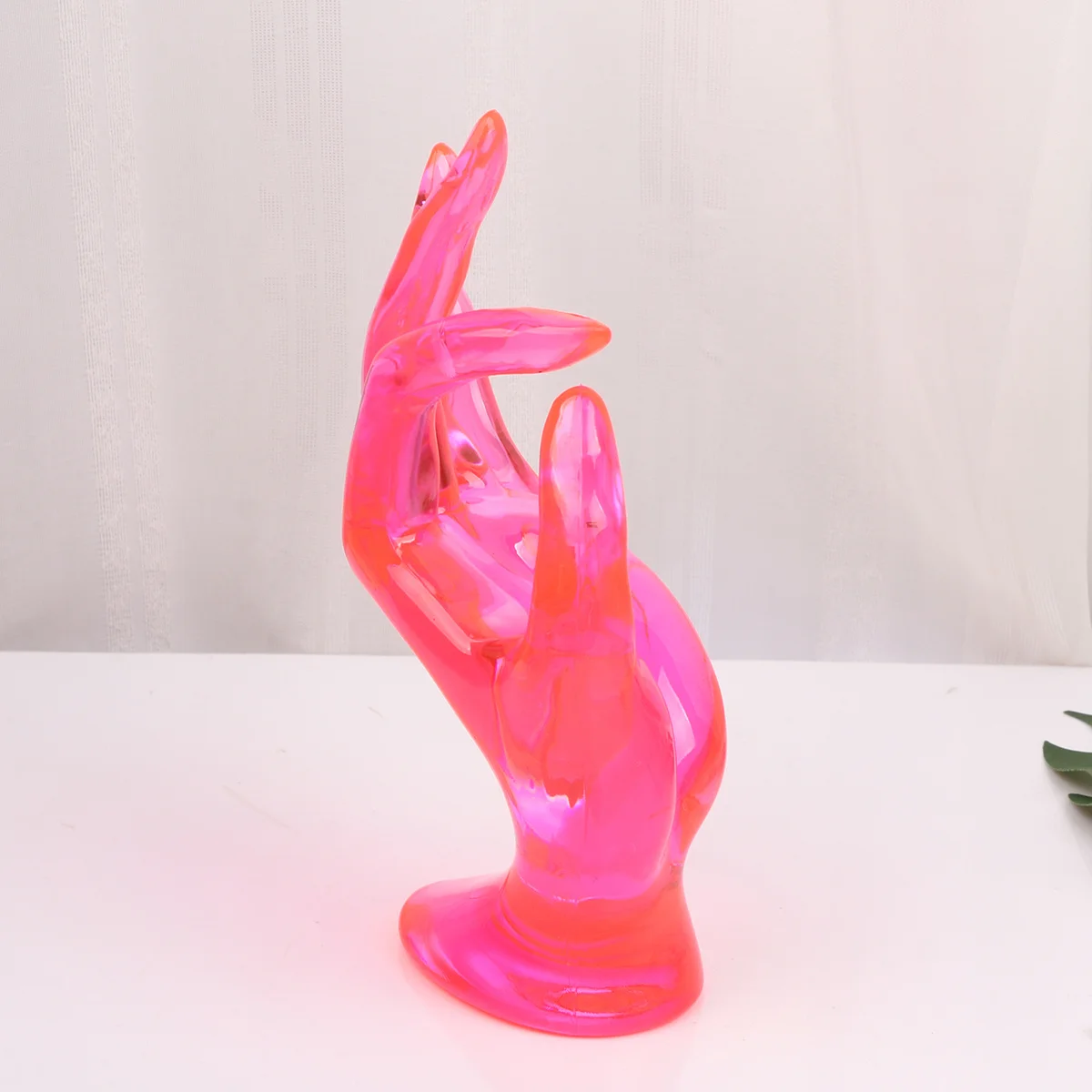 

Black Hand Mannequin Rack Ring Display Stand Hand Jewelry Holder Organizer Portable Lightweight for Home and Booth