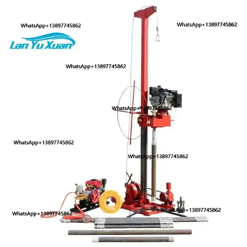Peiqi Geotechnical Exploration آلة اختبار التربة المحمولة 50 متر SPT Ding Rig للبيع بسعر منخفض #1