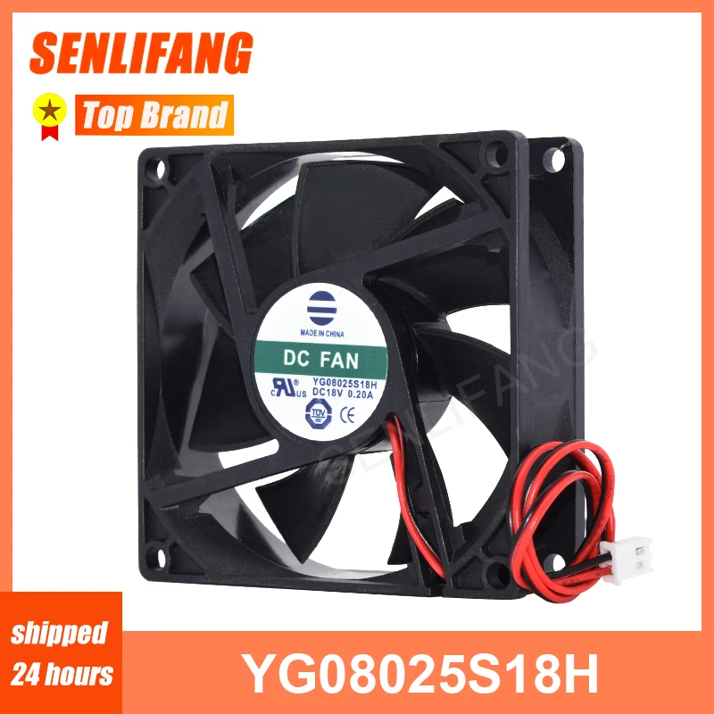 

Well Tested Cooler YG08025S18H 18V 0.20A 8CM 8025 Drying Machine Cooling Fan 80 * 80 * 25MM