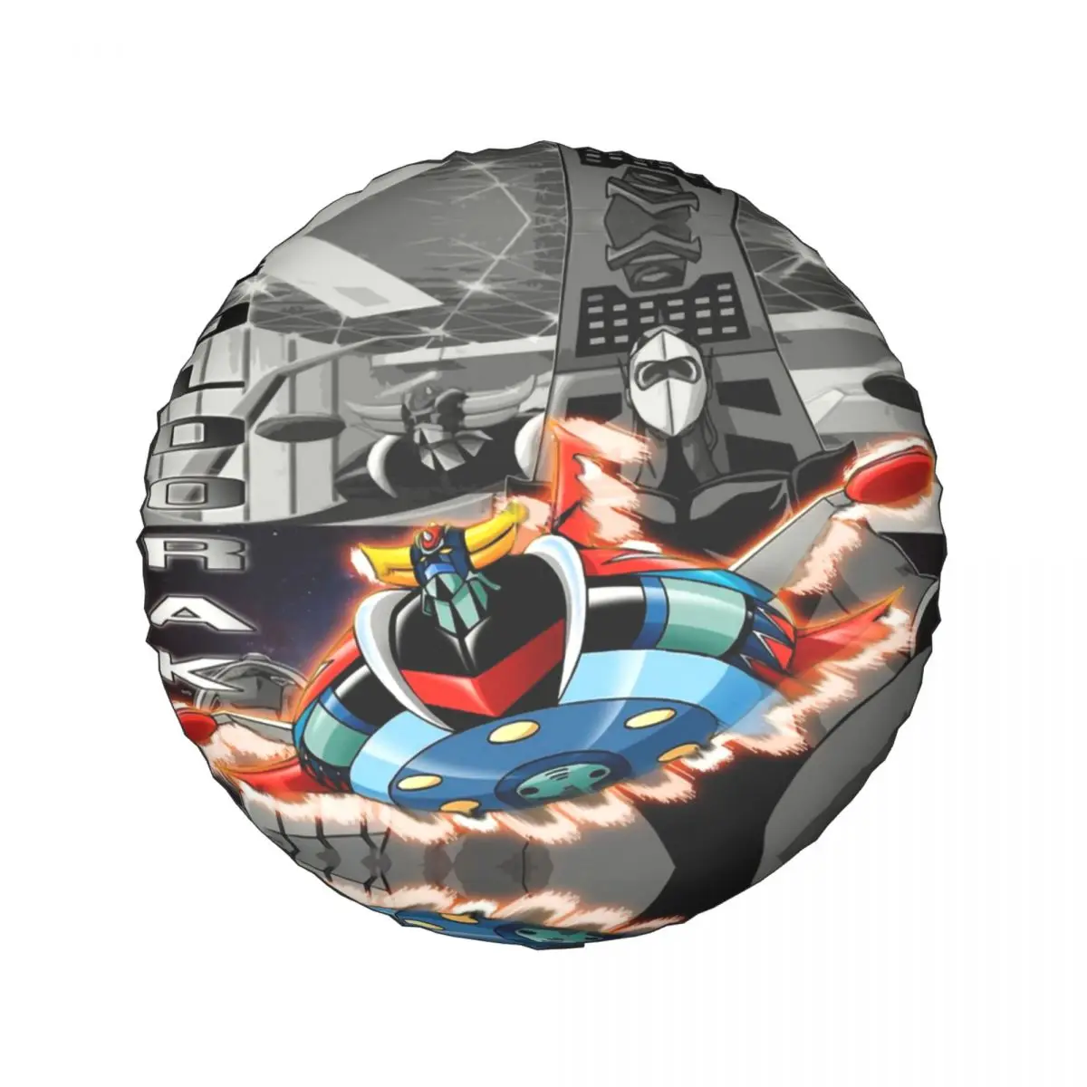 Custom Goldrake Goldorak Anime Mazinger Z Spare Tire Cover for Jeep Pajero UFO Robot Grendizer Car Wheel Protectors