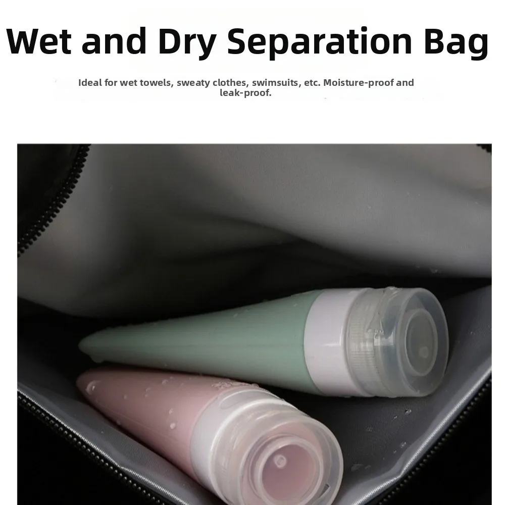 Large Capacity Tennis Backpack Waterproof Multi-functional Tennis Racket Bag Solid Color Comfortable Sports Fitness Bag Women