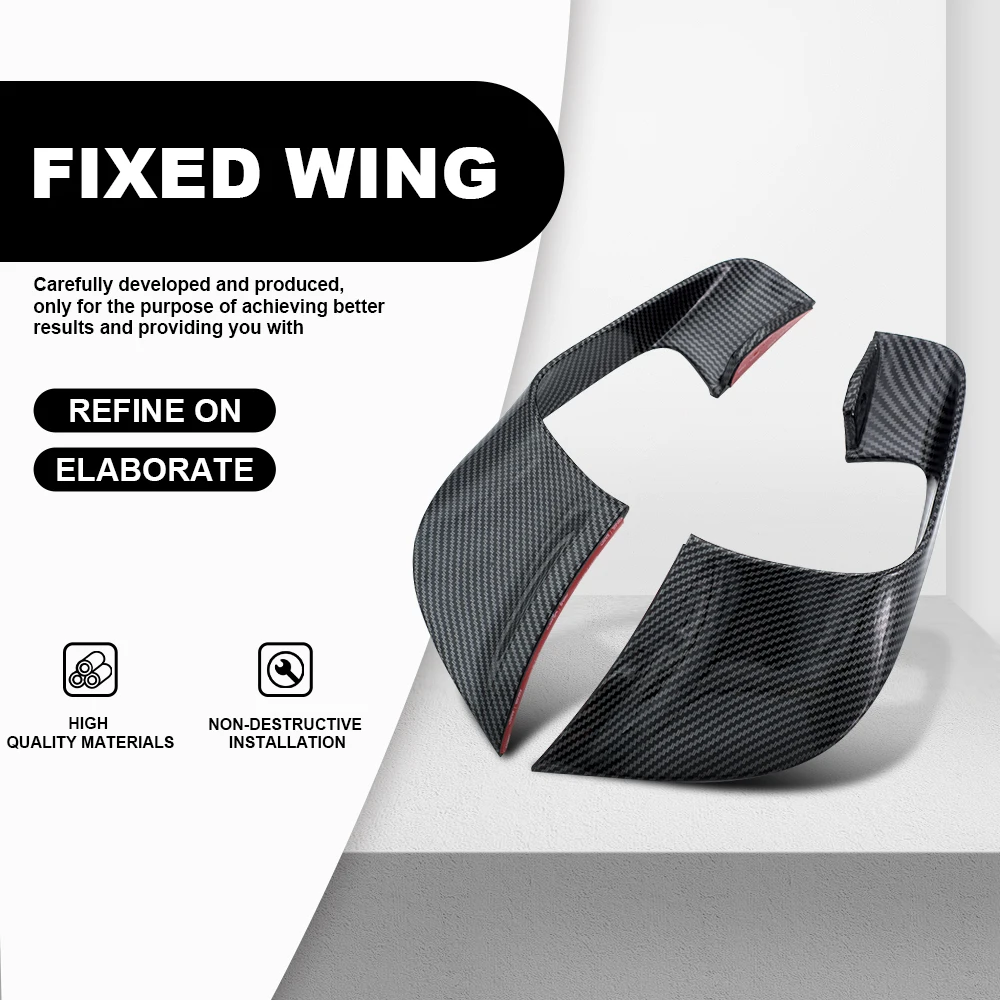 مناسبة لياماها YZF-R7 YZFR7 2021 2022 2023 دراجة نارية الهوائية الثابتة الجناح المفسد الجانب الجناح الزجاج الأمامي الجناح الجنيب