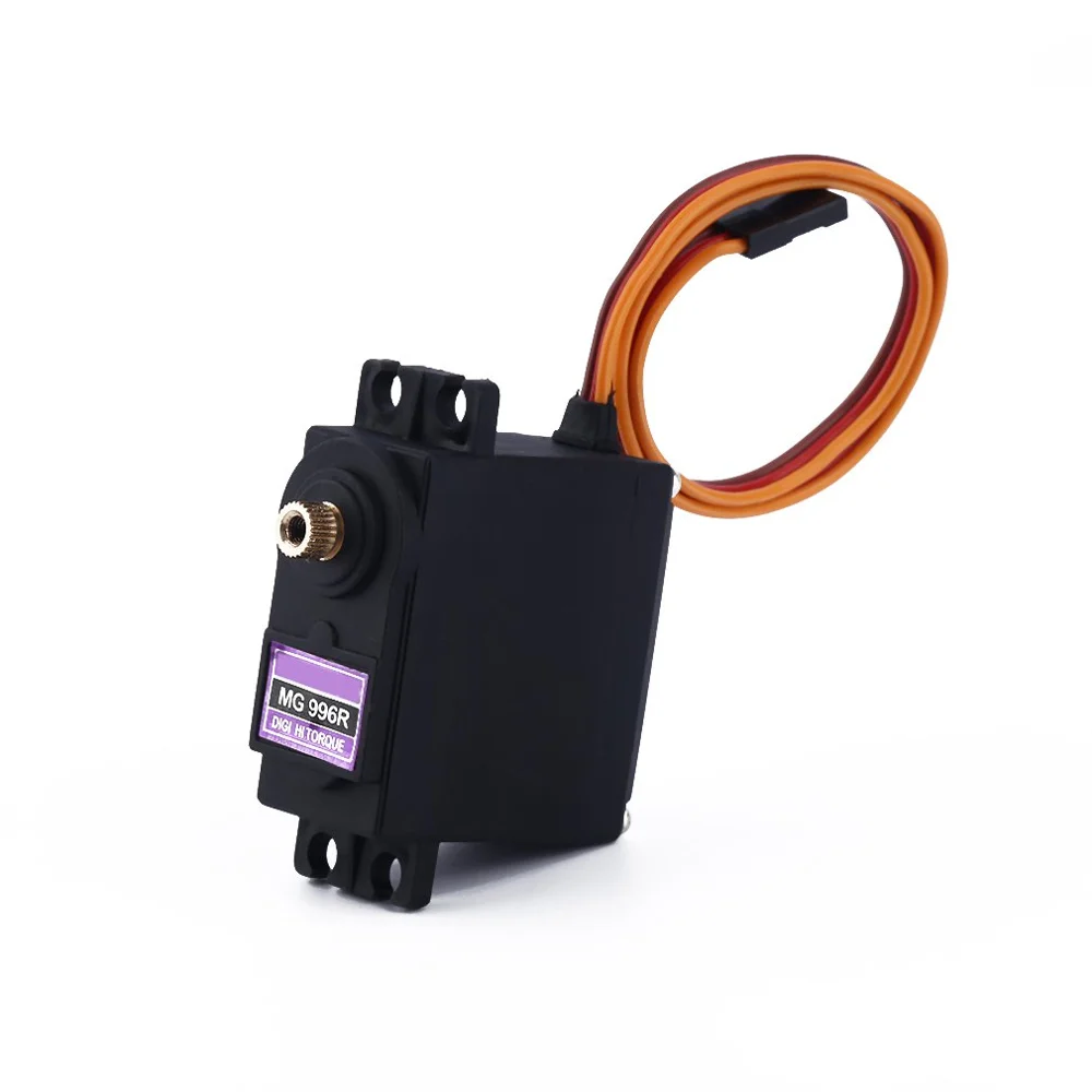 1/2/4/6/10pcs13kg 15kg servos de metal digital mg995 mg996 servo motor de engrenagem de metal para uno braço robótico carro helicóptero rc para arduino