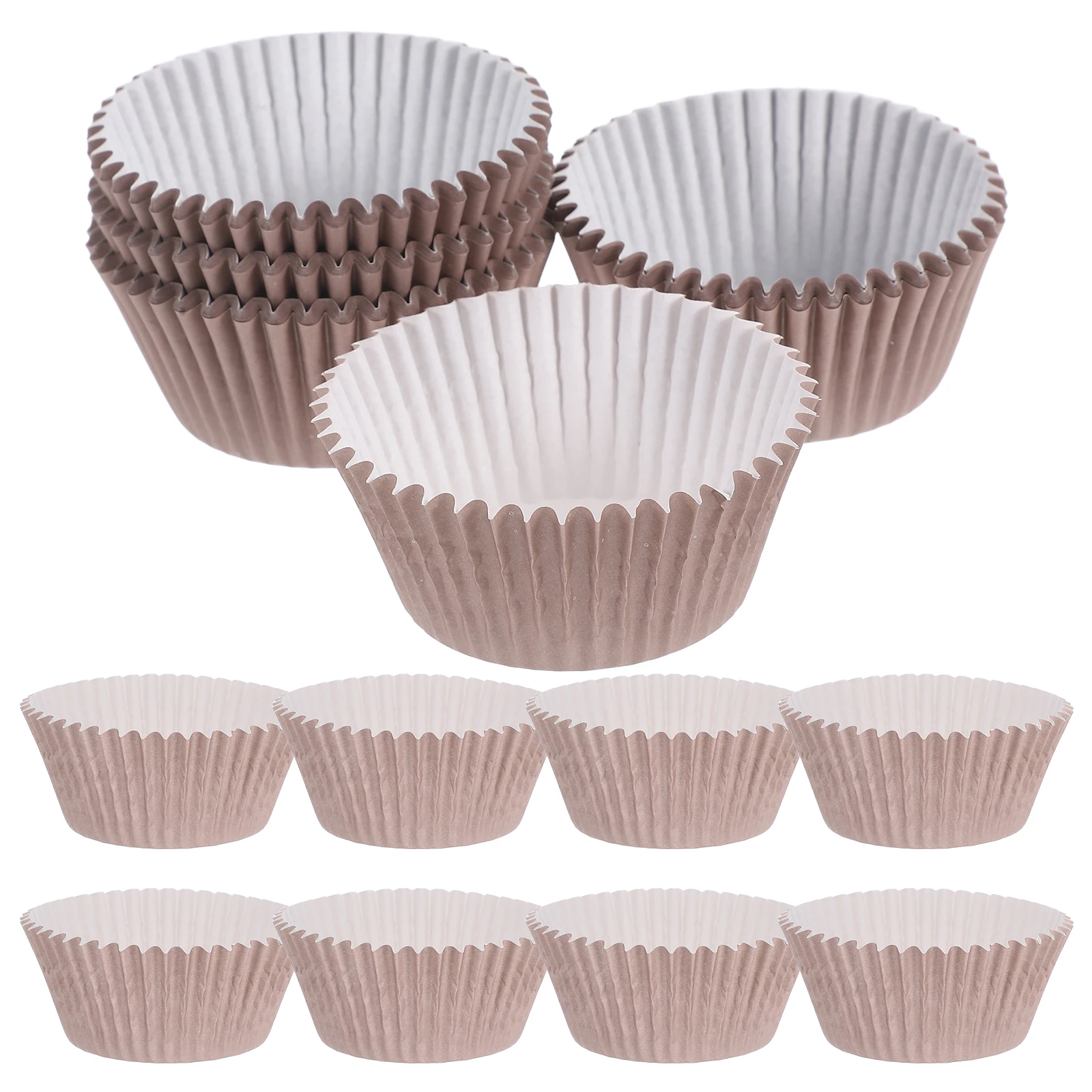 

100pcs Baking Cups Cupcake Paper Liners Muffin Cake Holders Food Grade Oil Proof Great for Shop Restaurant Party Celebrations