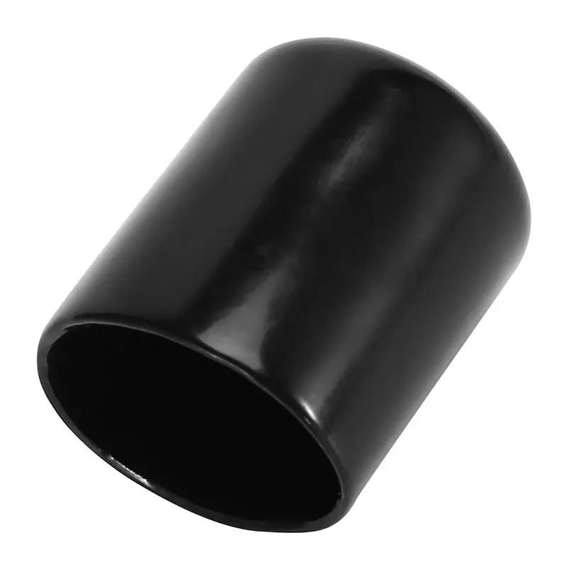 Most-312 Pieces Of Vinyl Elastic End Cap Bolts Screws Rubber Thread Protection Safety Caps 9 Sizes 2/25 To 4/5 Inches (Black)