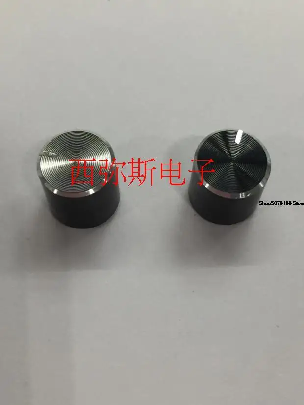 10*10 black aluminum alloy knob inner hole 6mm flower shaft