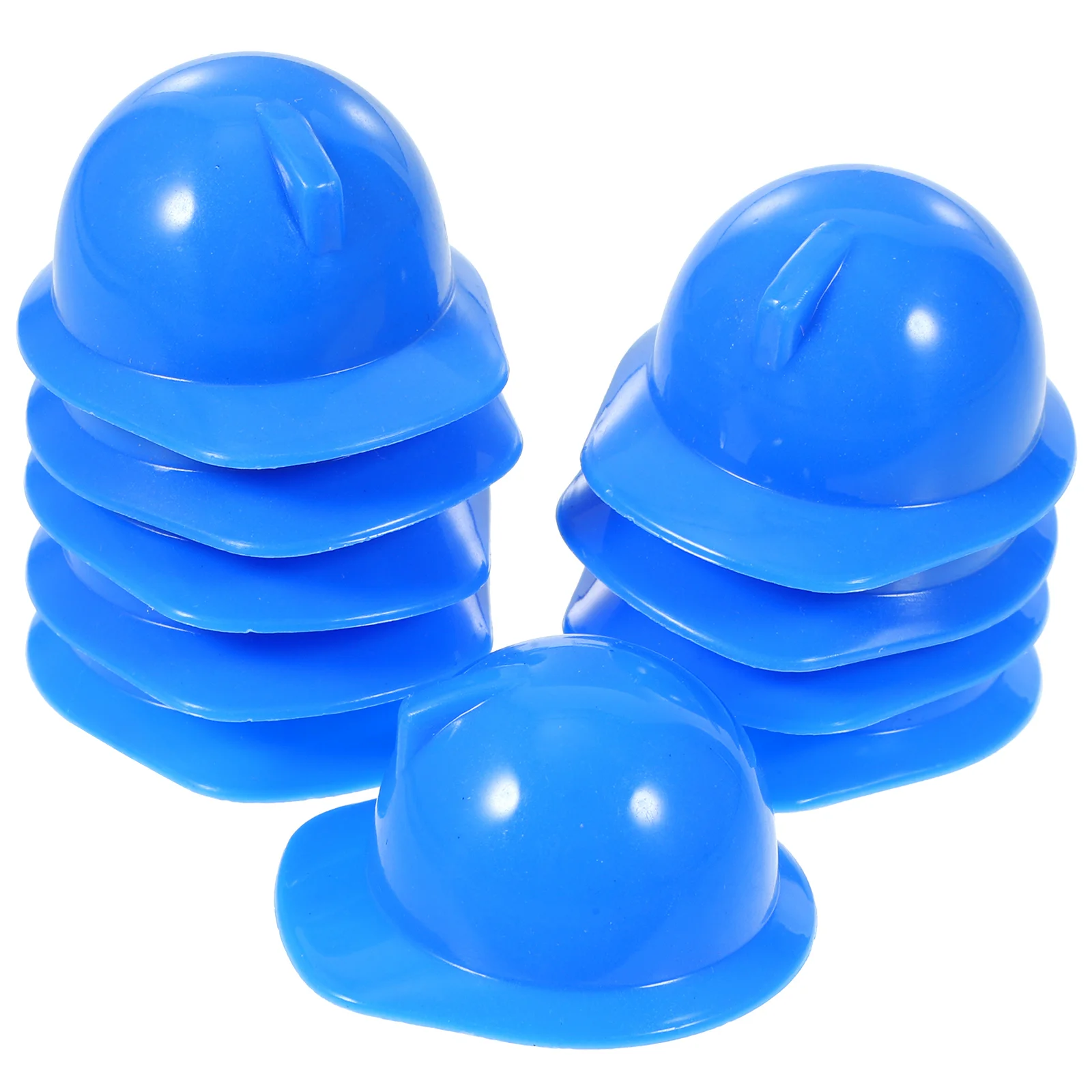 20 Pcs Mini Hat Pet Hard House Plastic Miniature Helmets Bottle Cap Child