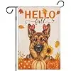 German Shepherd Fall Flag for Garden,12x18 In Dog Decor jjp