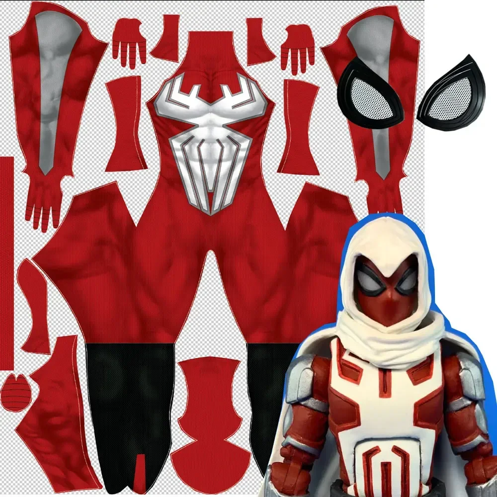 Superhero Cosplay Costume para adultos e crianças, Arach-Knight, Homem-Aranha, Zentai Suit, Bodysuit masculino, Party JumpSuit, Halloween, homens, meninos